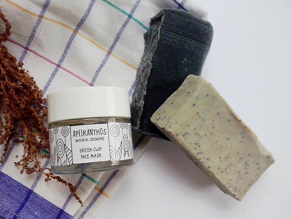 face mask and soap
